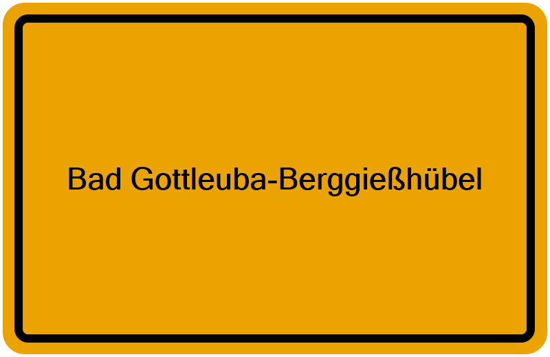 Handelsregisterauszug Bad Gottleuba-Berggießhübel